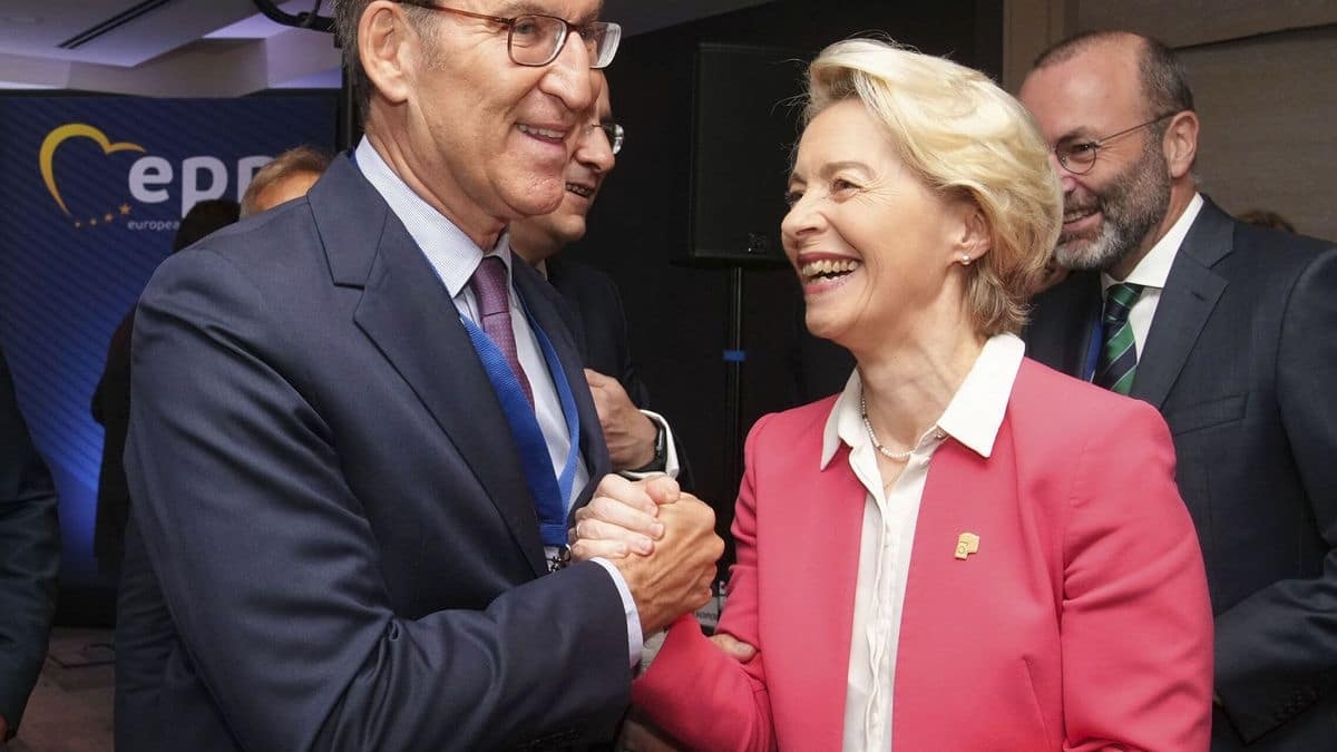 Von der Leyen regardera la finale de la Ligue des champions avec Feijóo à Madrid