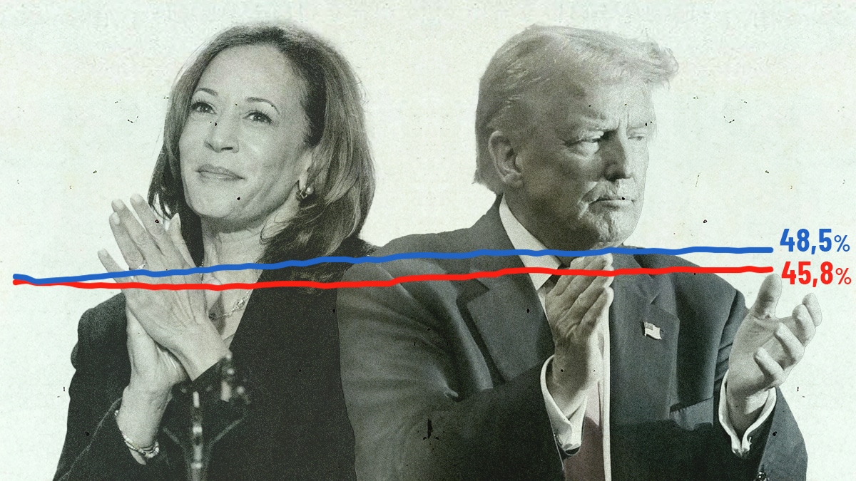 Voici comment se déroulent les sondages aux États-Unis à un mois des élections