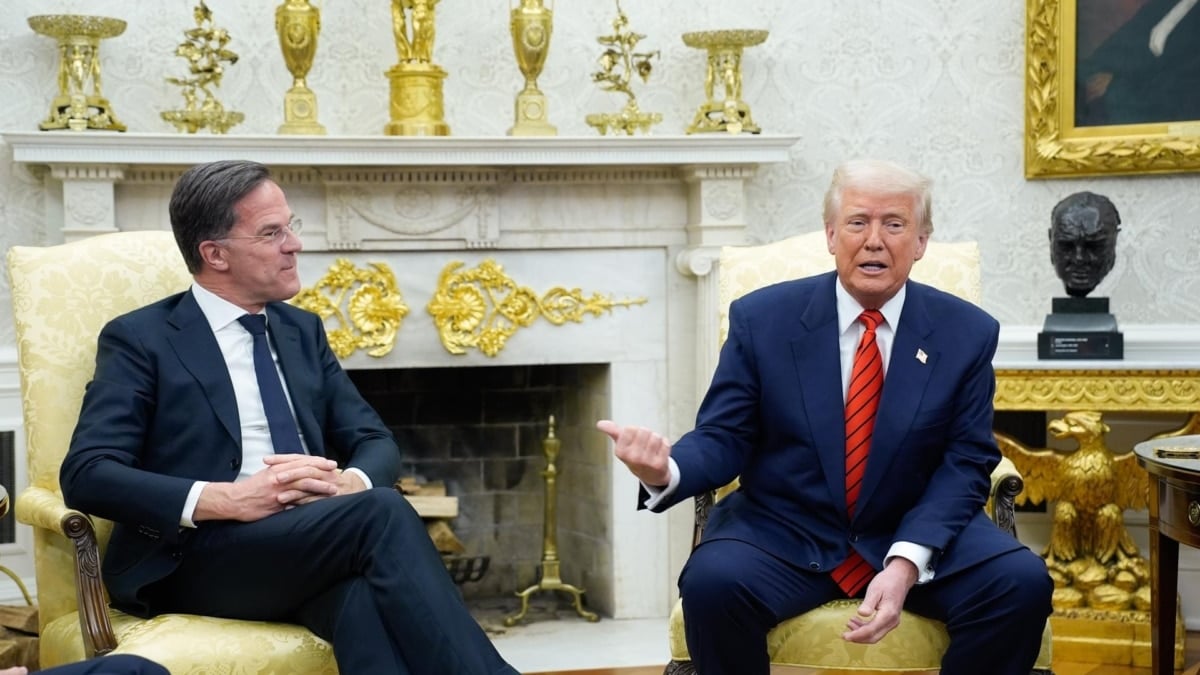 Trump insiste sur le fait que les États-Unis "devraient" être annexés par le Groenland avec le chef de l'OTAN