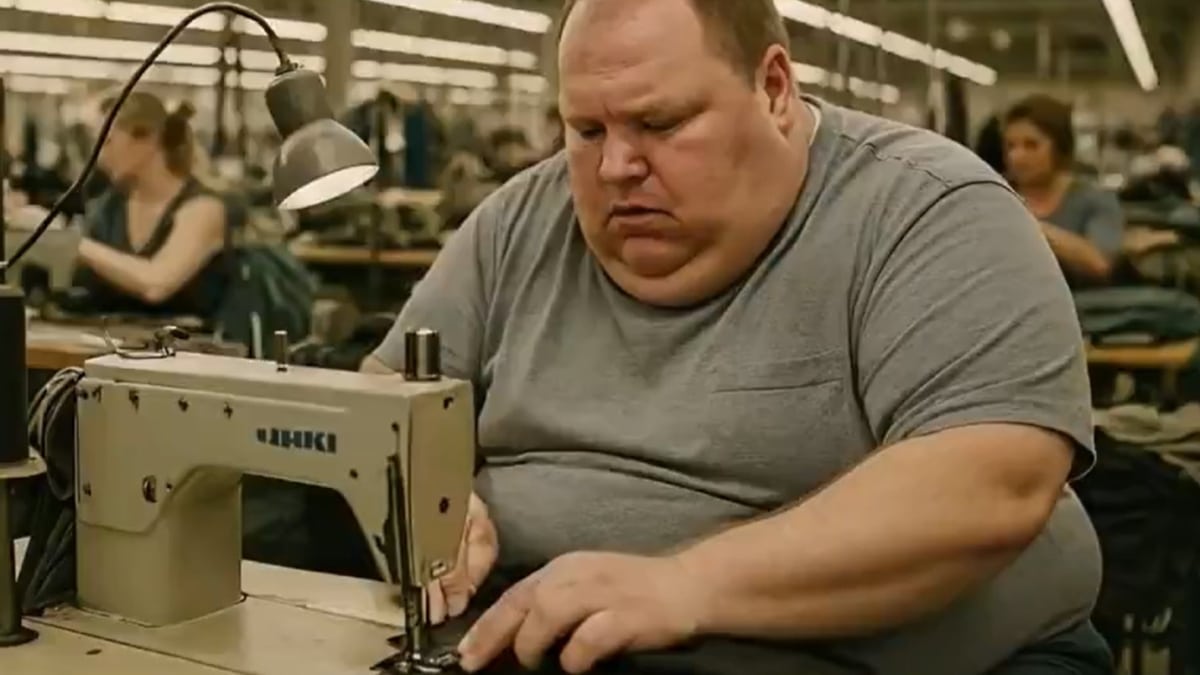 Tiktok se moque de la réindustrialisation américaine.