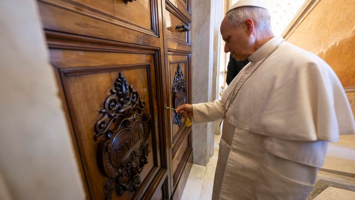 Leo XIV et appartement privé papal