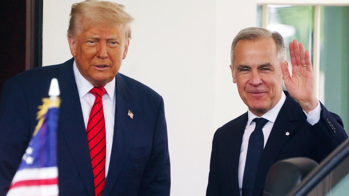 Mark Carney, à la Maison Blanche: "Le Canada n'est pas vendu", répond Trump: "Ne dites jamais"