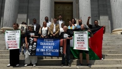 Ajouter les demandes sans succès à Albares qui condamnent l'expulsion du Maroc d'une marche des militants en prose -UIS