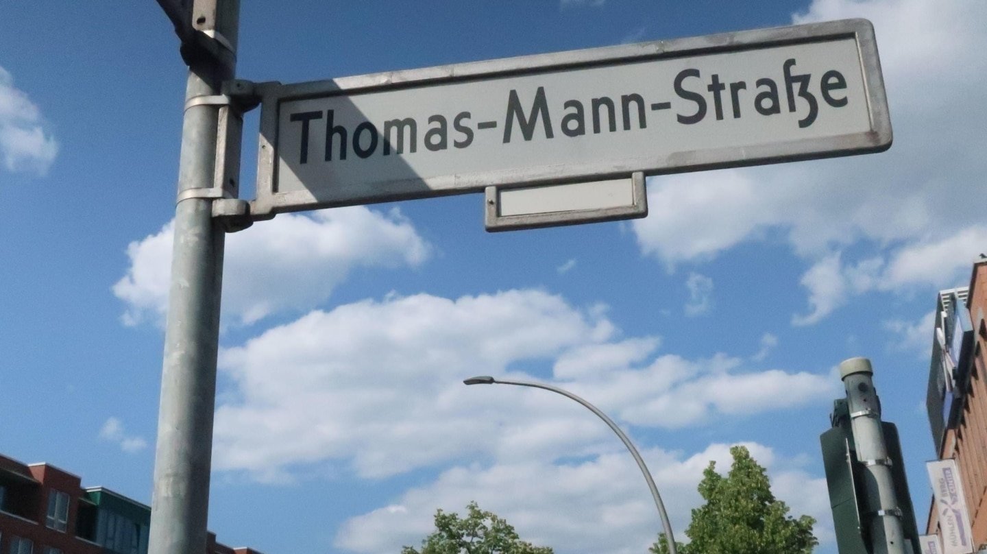 Street dédiée à Thomas Mann à Berlin.