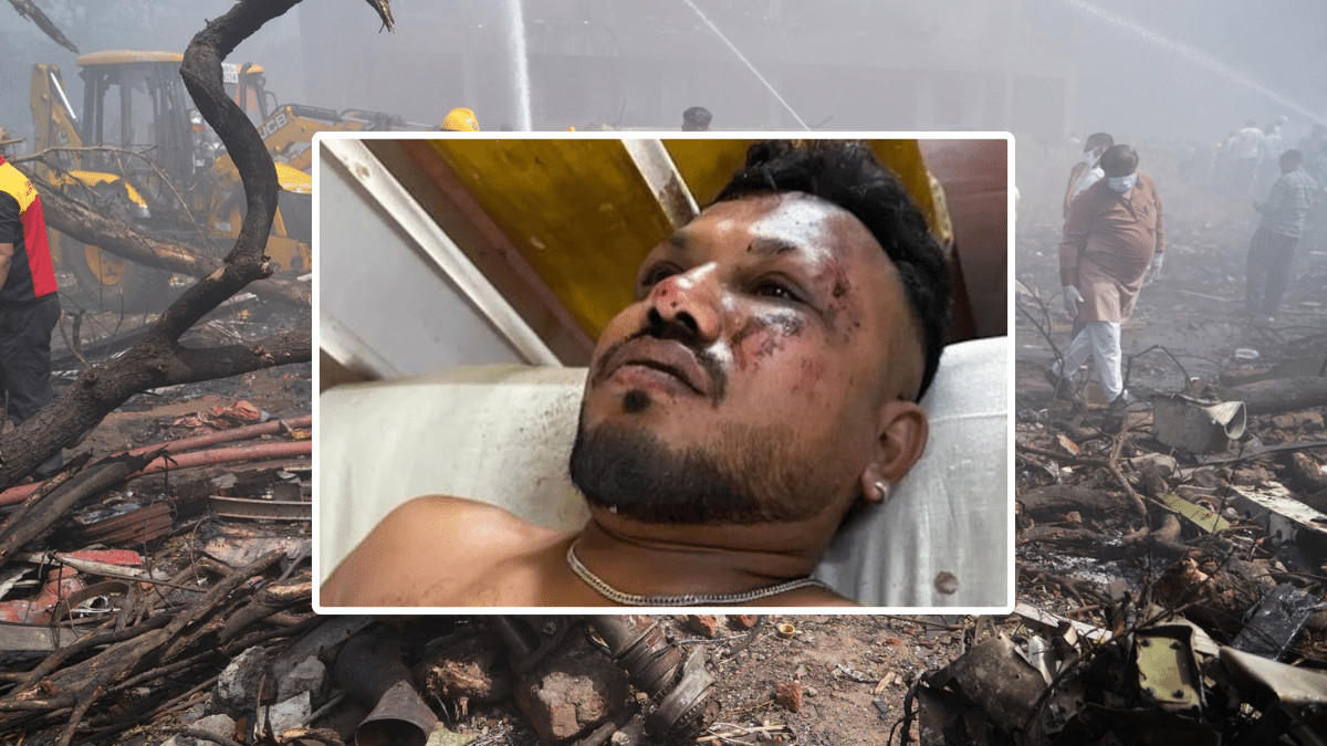 Ramesh, le seul survivant de l'accident d'Air India: "Je me suis levé et j'ai couru"