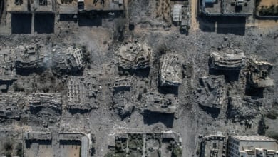 De Arganzuela à Tetuán: la destruction de Gaza sur la carte de Madrid