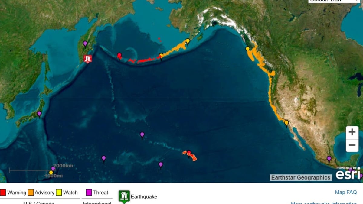 Recommandations de l'ambassade d'Espagne au Japon contre le tsunami