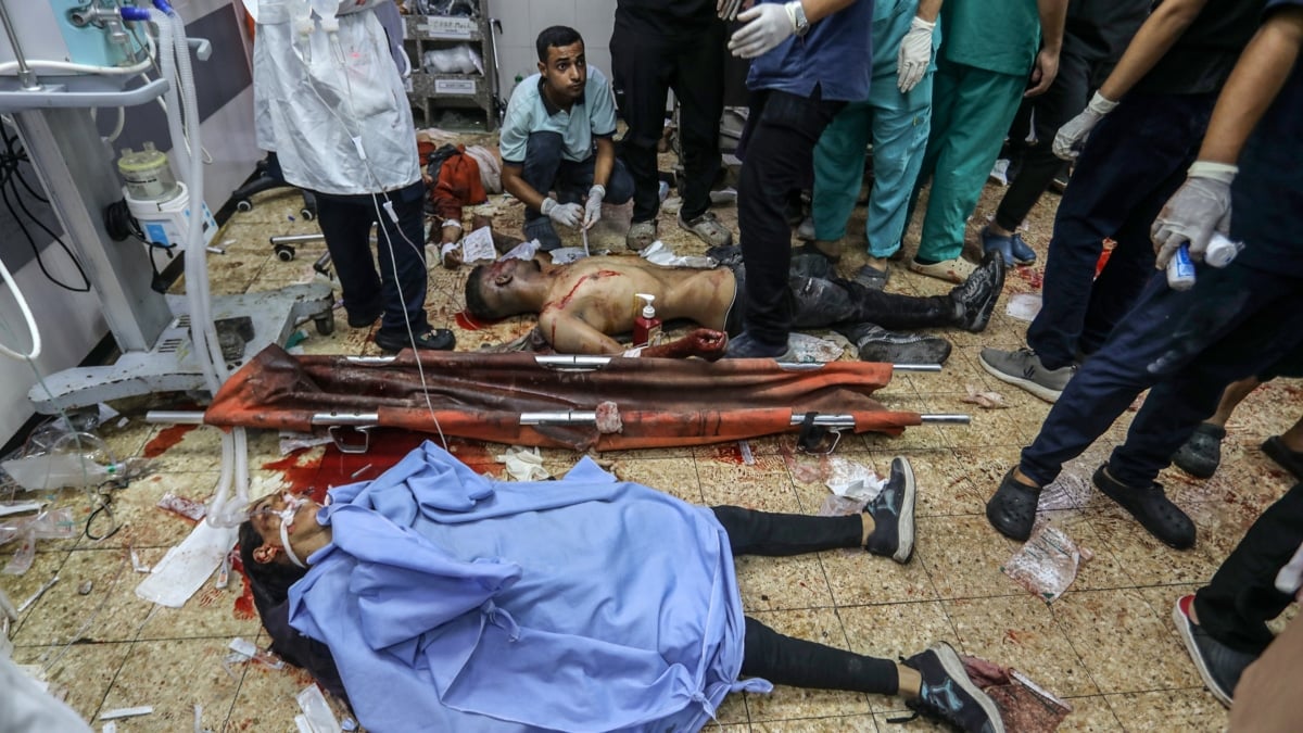 Israël a attaqué des journalistes à l'hôpital de Gaza avec trois projectiles