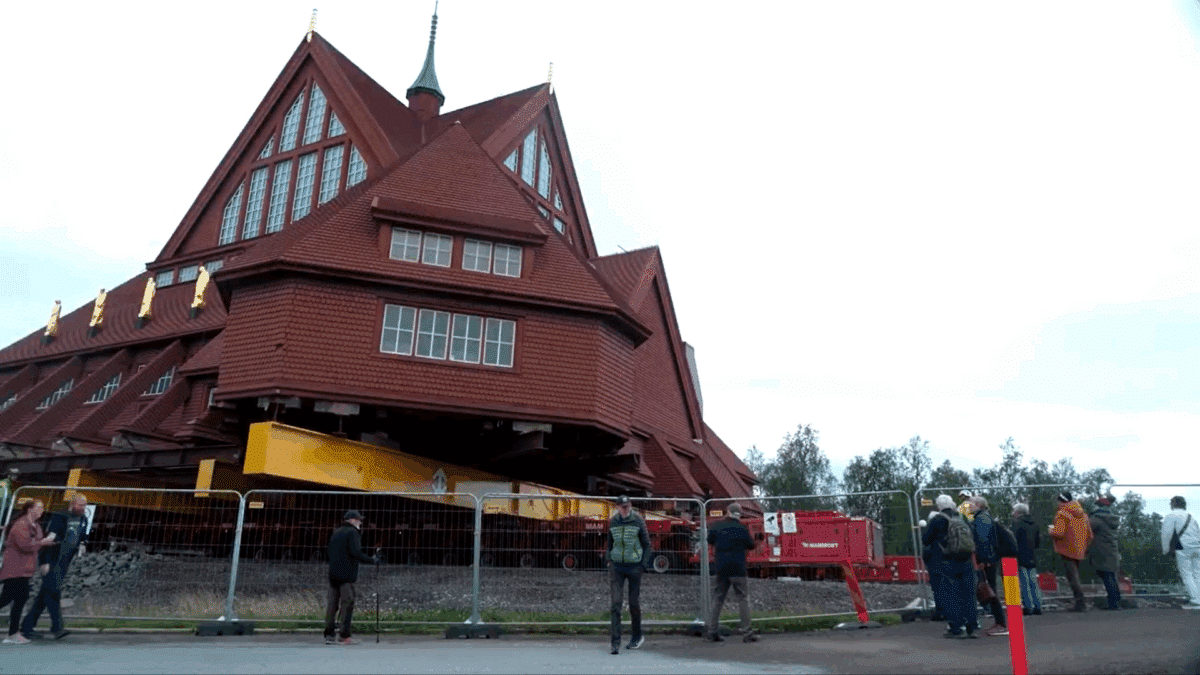 La Suède déplace l'église de 672 tonnes de Kiruna dans la bande-annonce