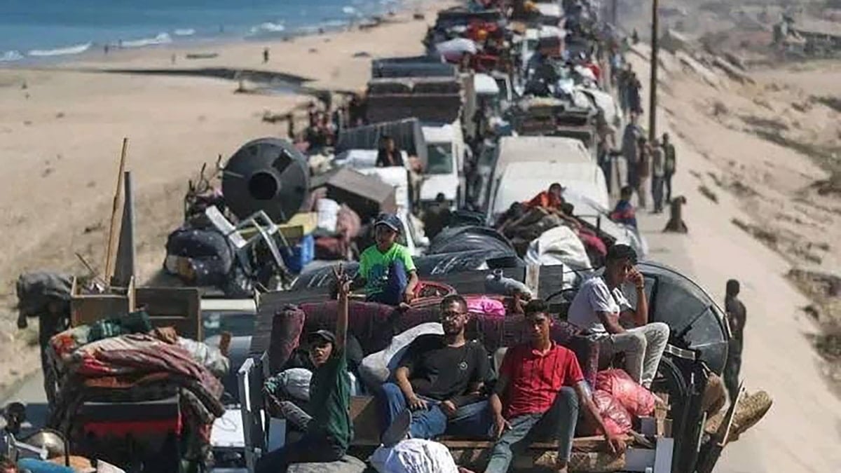 Le gouvernement de Gaza estime chez un million de personnes les personnes déplacées dans le sud de la bande