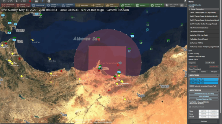 C'est le jeu de stratégie militaire qui simule un conflit en 2029