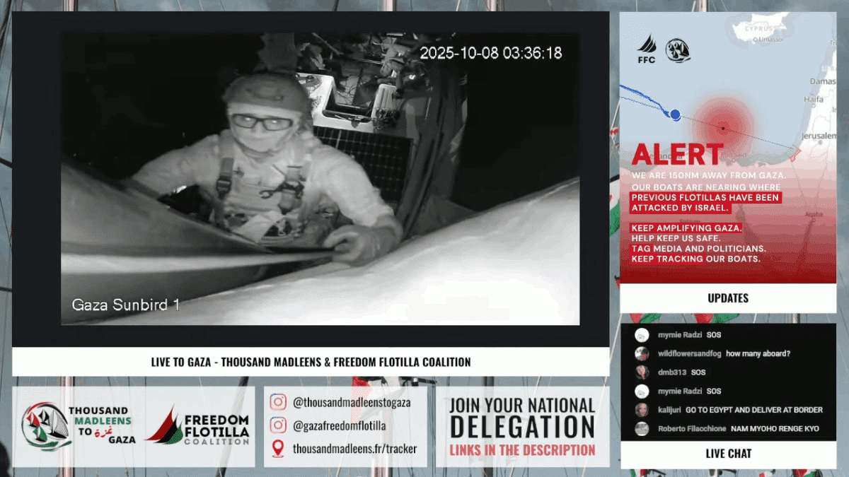 Israël intercepte la flottille de la liberté envers Gaza, avec sept Espagnols à bord