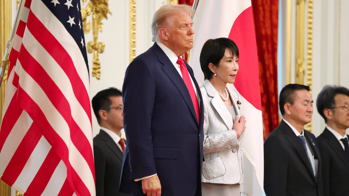 Trump rencontre son égal au Japon