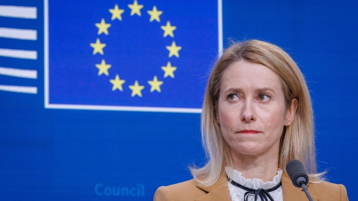 Kaja Kallas, Alta Representante de la UE para la Política Exterior y de Seguridad, en Bruselas