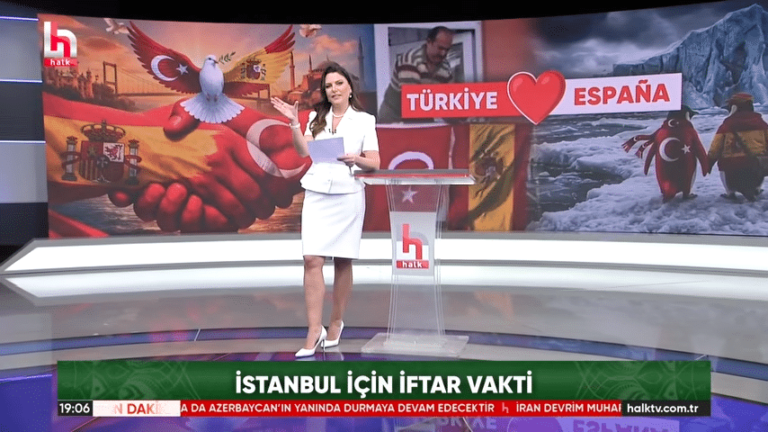 La gratitude virale envers l'Espagne d'un présentateur de télévision turc