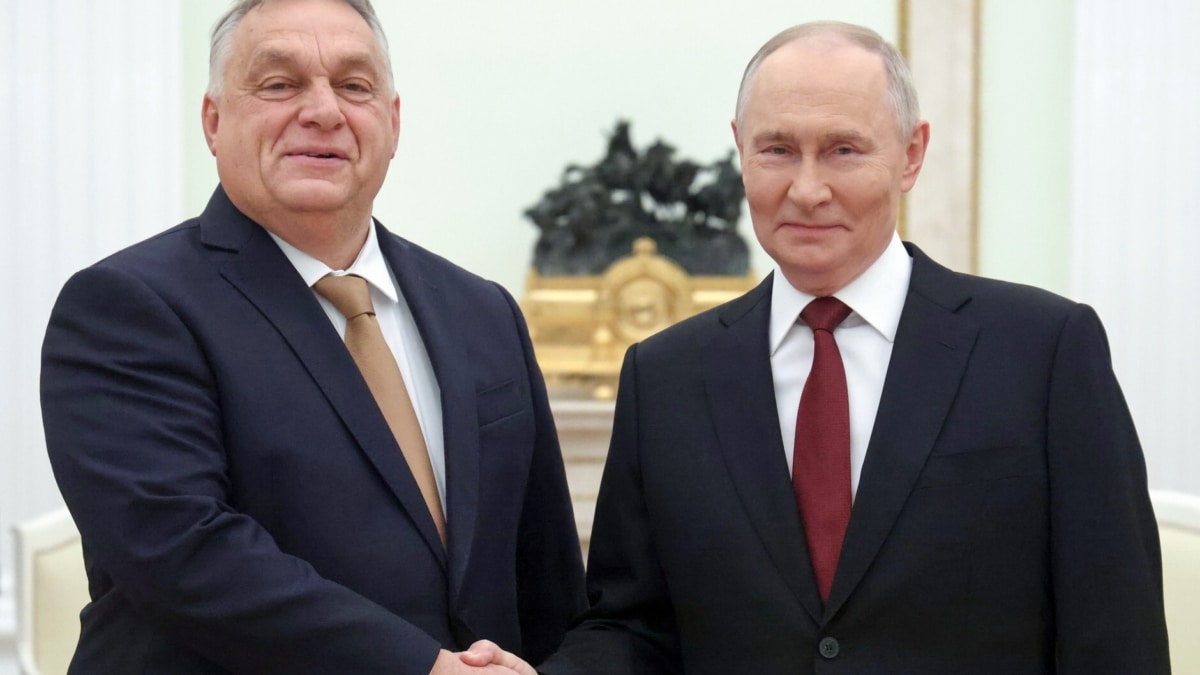 Viktor Orbán y Vladimir Putin en su último encuentro en febrero pasado.