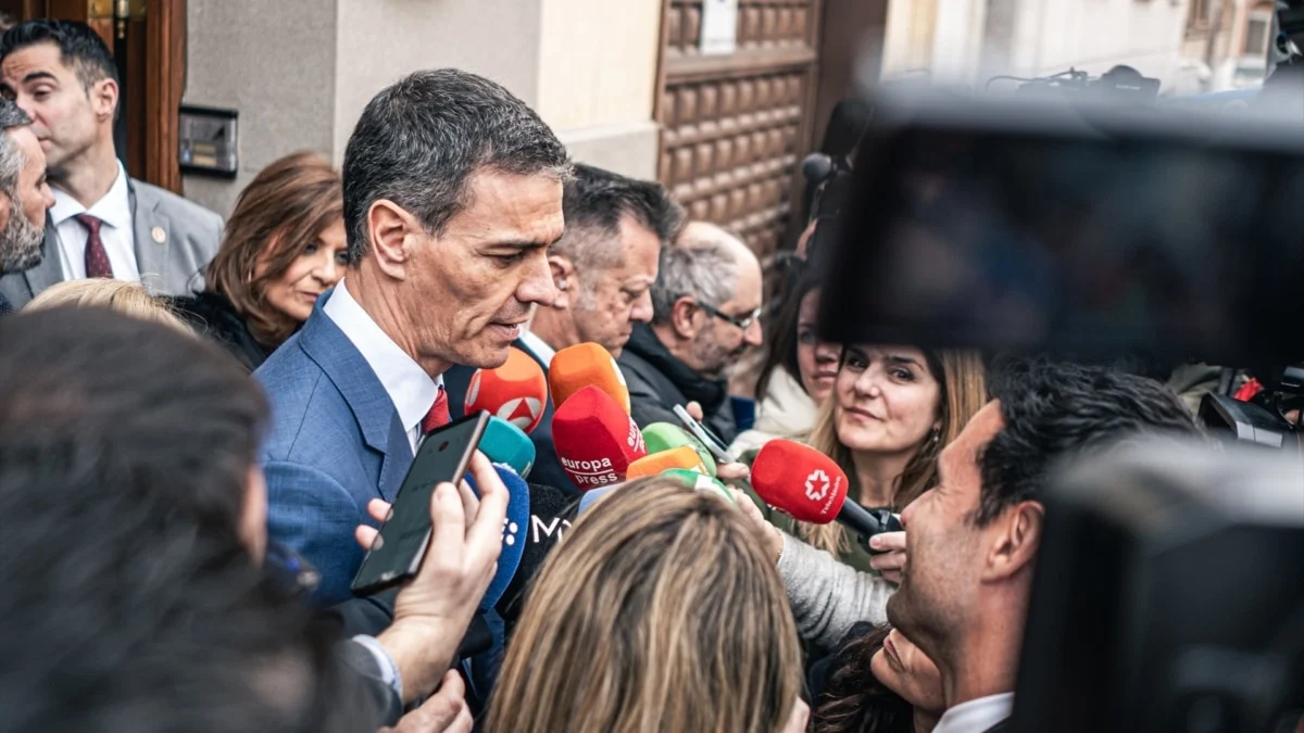 El presidente del Gobierno, Pedro Sánchez