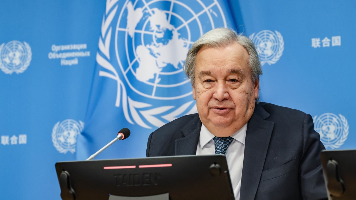 El secretario general de la ONU, António Guterres