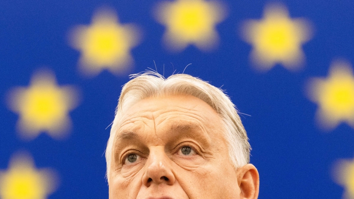 Viktor Orbán en el Parlamento Europeo.