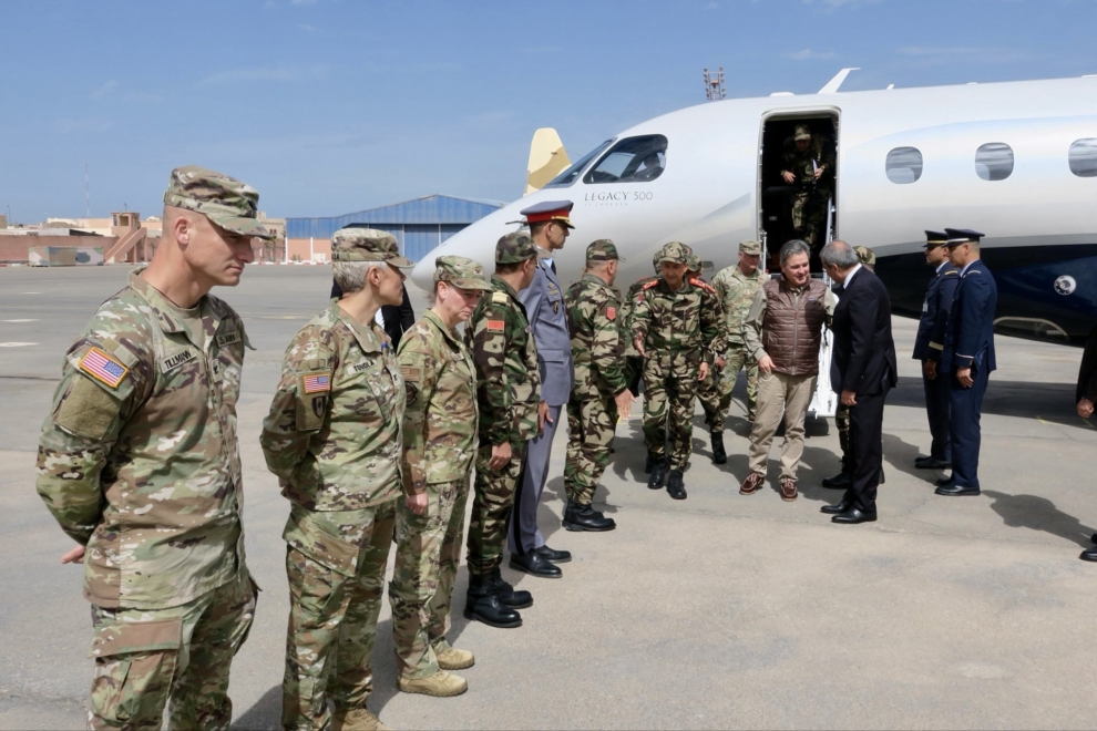 L'ambassadeur américain au Maroc, le duc Buchan, en visite dans la ville occupée de Dakhla