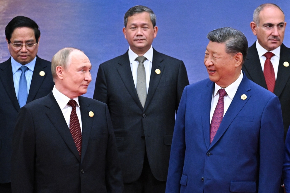 Le président russe Vladimir Poutine et son homologue chinois Xi Jinping