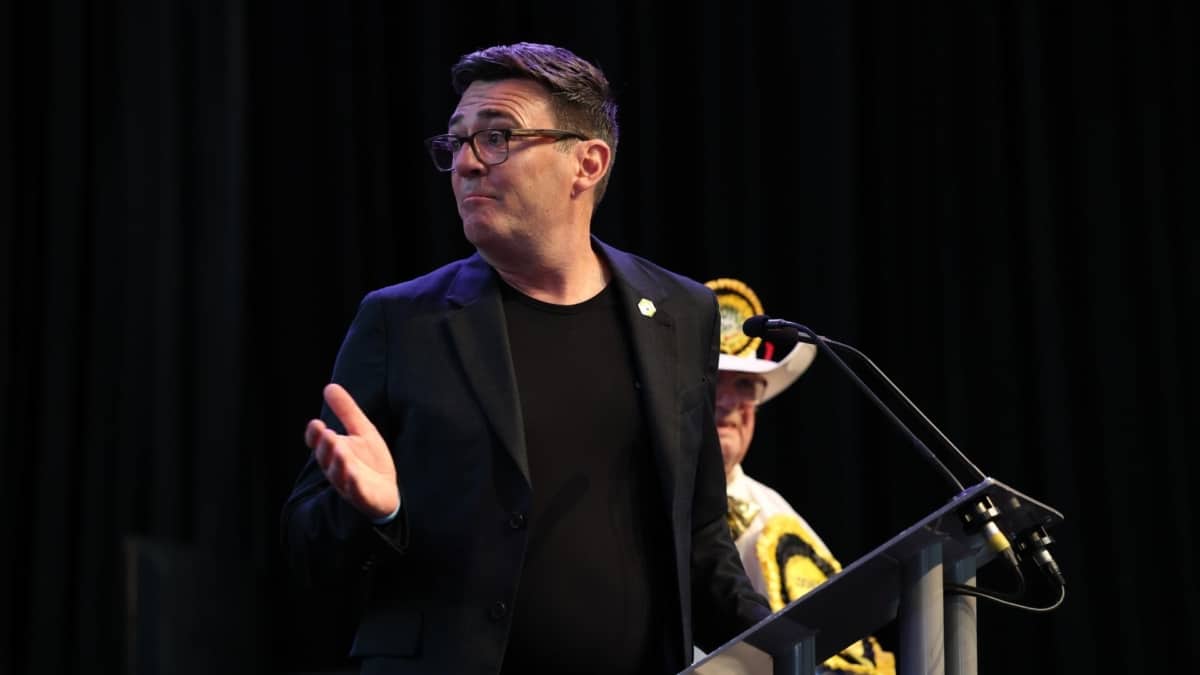 Andy Burnham, el alcalde de Manchester