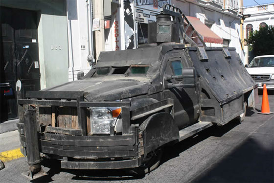 Réservoir de drogue saisi par l'armée mexicaine en 2011
