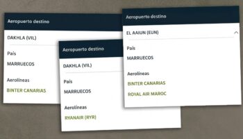 Le site Aena présente Dakhla et El Aaiún, dans le Sahara occupé, comme villes marocaines