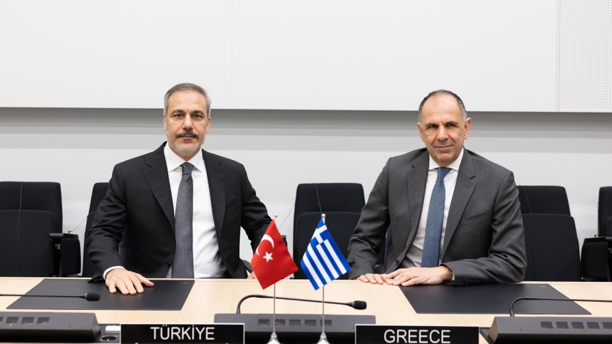El ministro de Asuntos Exteriores, George Gerapetritis, se reunió con el ministro de Asuntos Exteriores de Turquía, Hakan Fidan, en el marco de la Reunión de Ministros de Asuntos Exteriores de la OTAN en Bruselas.
