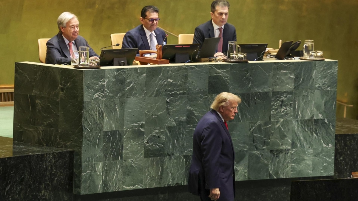 El presiente de EEUU, Donald Trump, en su discurso ante la Asamblea General de la ONU