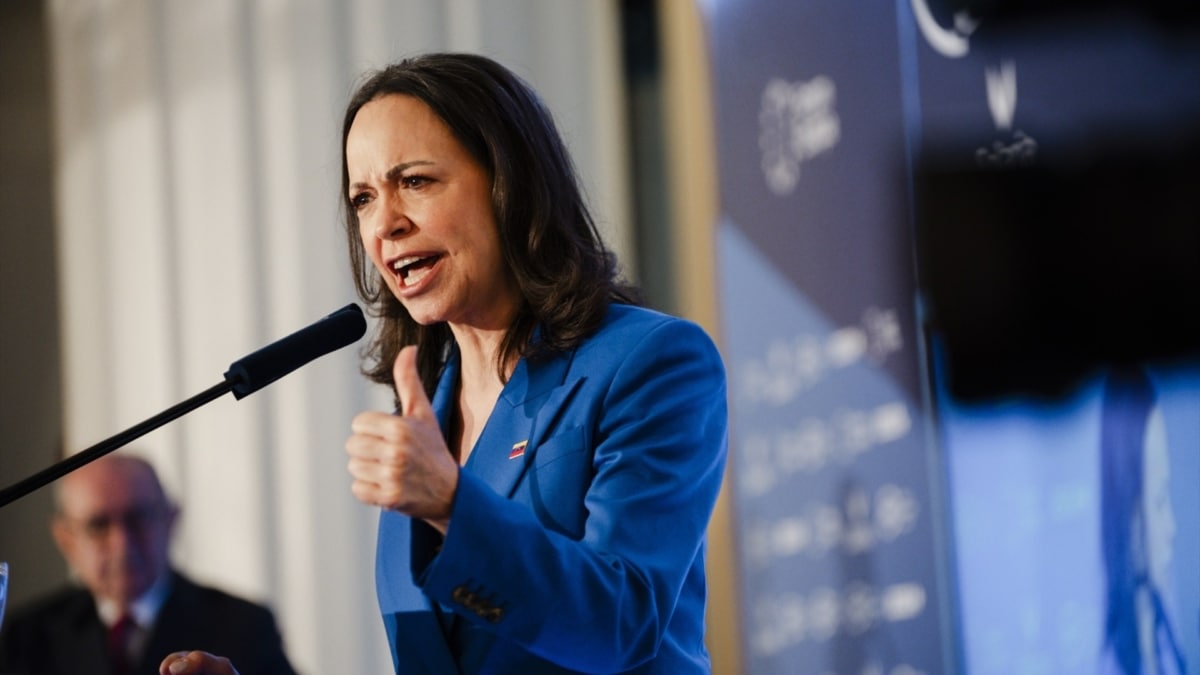 La líder opositora venezolana, María Corina Machado.