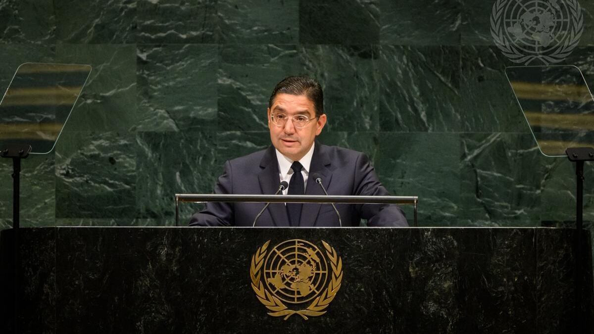 El ministro de Asuntos Exteriores de Marruecos, Nasser Bourita