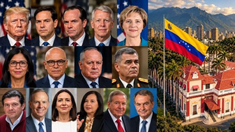 L'Institut des Coordonnées identifie les 15 figures clés de la transition vénézuélienne, 300 jours après la chute de Maduro